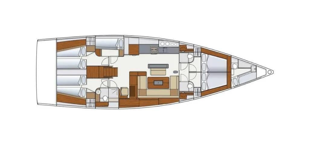 парусная лодка Хансе 575