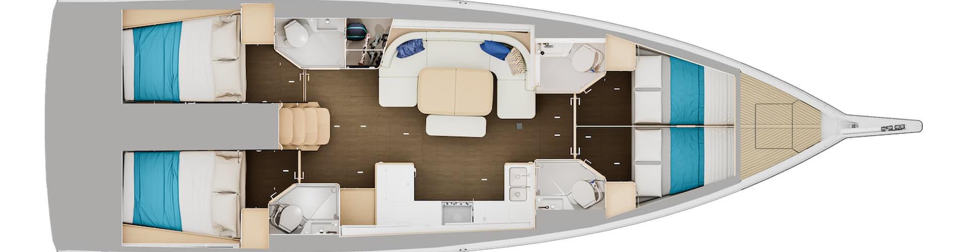 парусная лодка Sun Odyssey 455