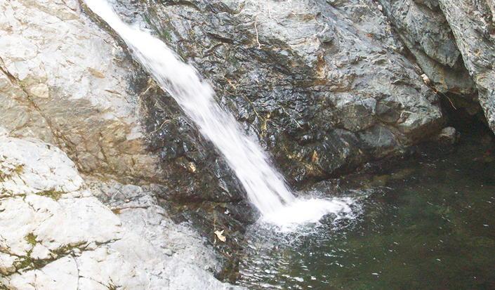 Waterfall and pond- Samothraki, Greece